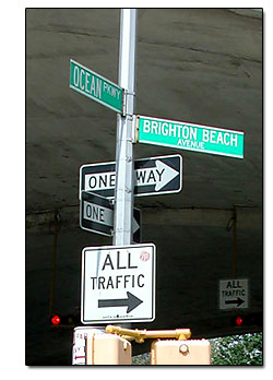 BrightonBeach Street sign