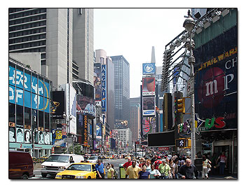 Times Square Picture looking north