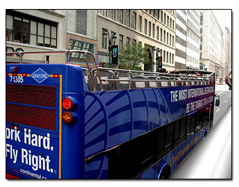 Continental tour bus