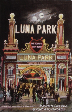 Luna Park Entrance at Night