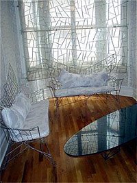 Sitting area for a suite