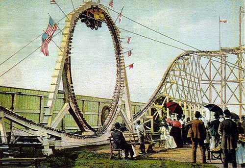 Coney Island Roller Coaster Ride