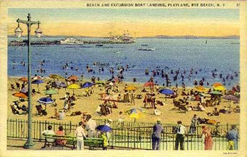Rye NY West Beach 1940s