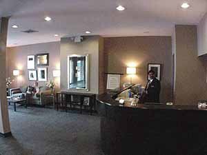 Lobby and front desk